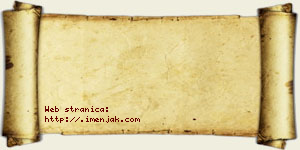 Sanja Mećava vizit kartica